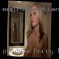 Private horny housewives